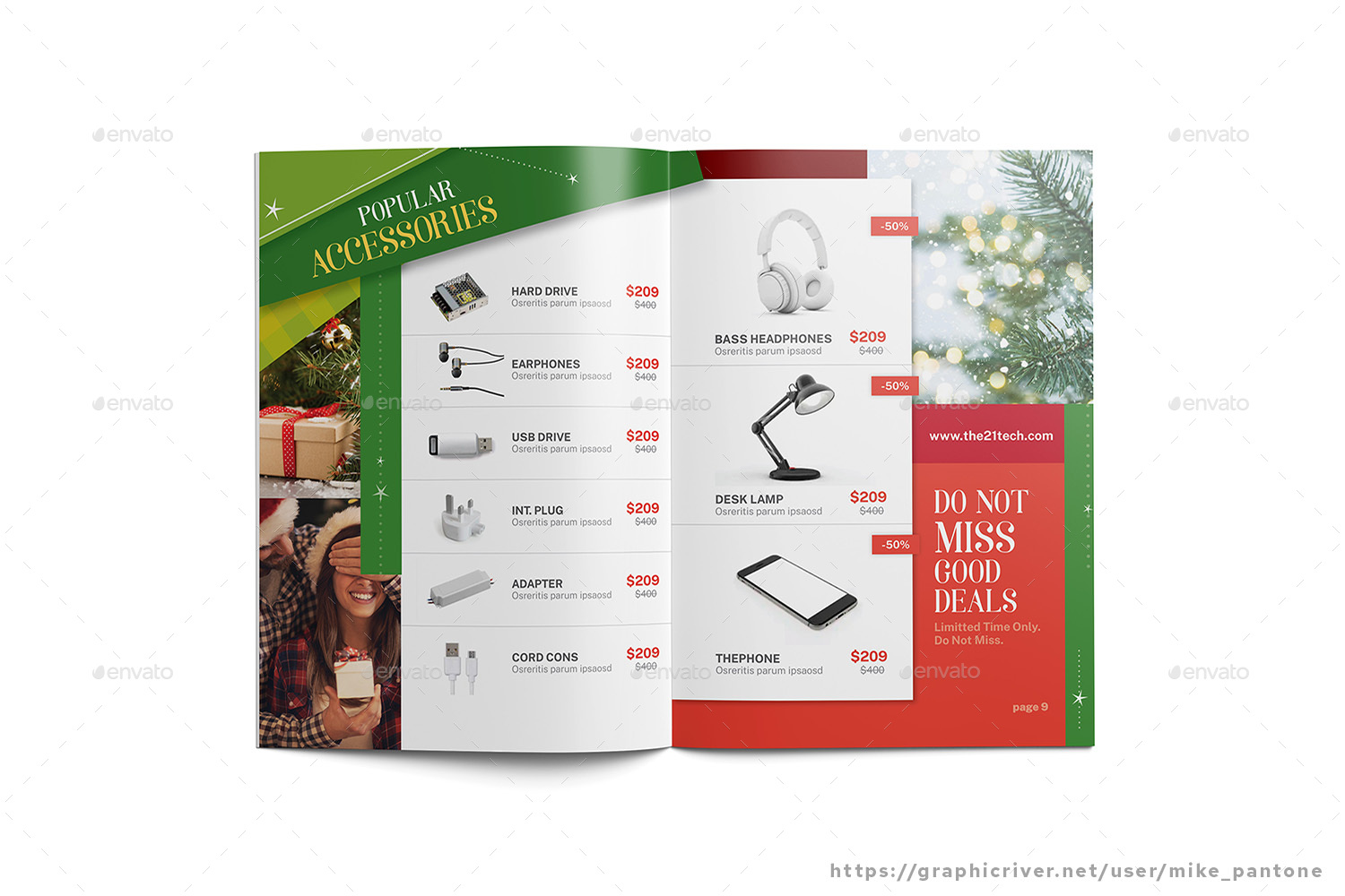Christmas Catalog 2019, Print Templates GraphicRiver